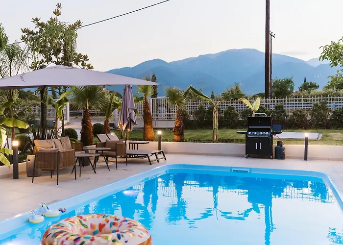 Villa Mont Bleu - Luxury Pool Plaka Litochoro